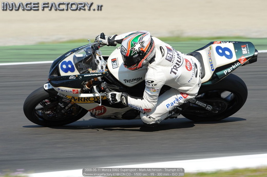 2008-05-11 Monza 0992 Supersport - Mark Aitchinson - Triumph 675